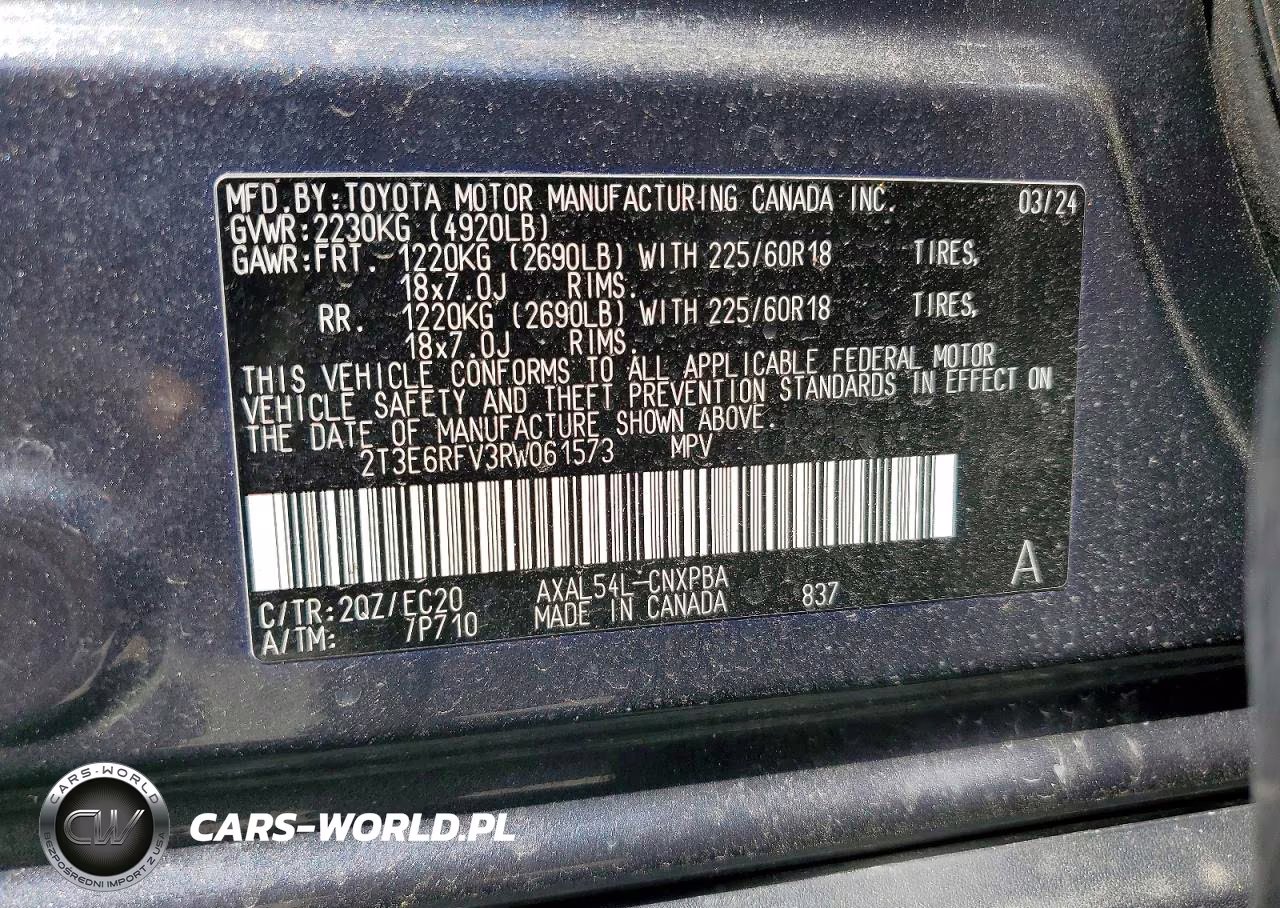 2024 Toyota Rav4 Xse VIN:2T3E6RFV3RW061573 - 13