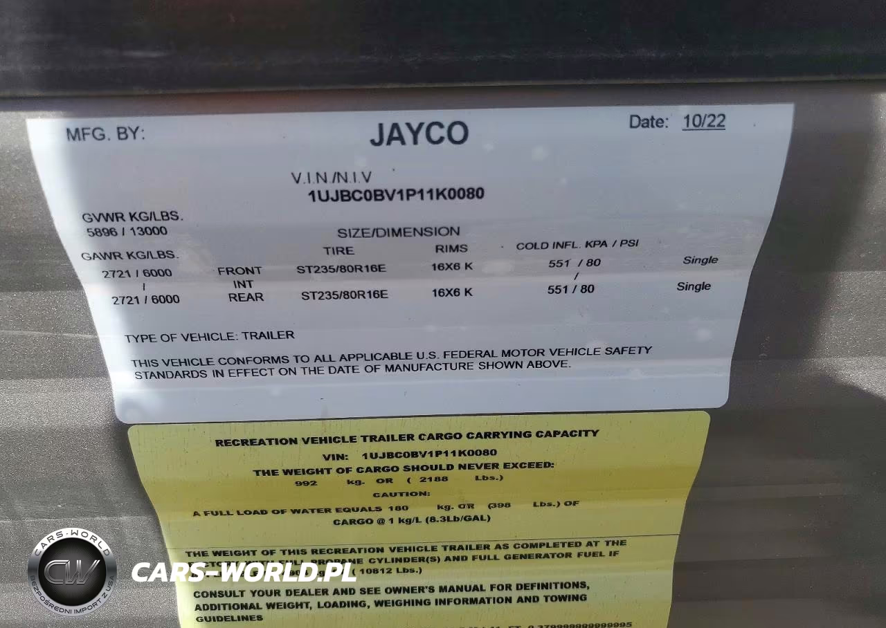 2023 Jayco Jay Flight Camper VIN:1UJBC0BV1P11K0080 - 10
