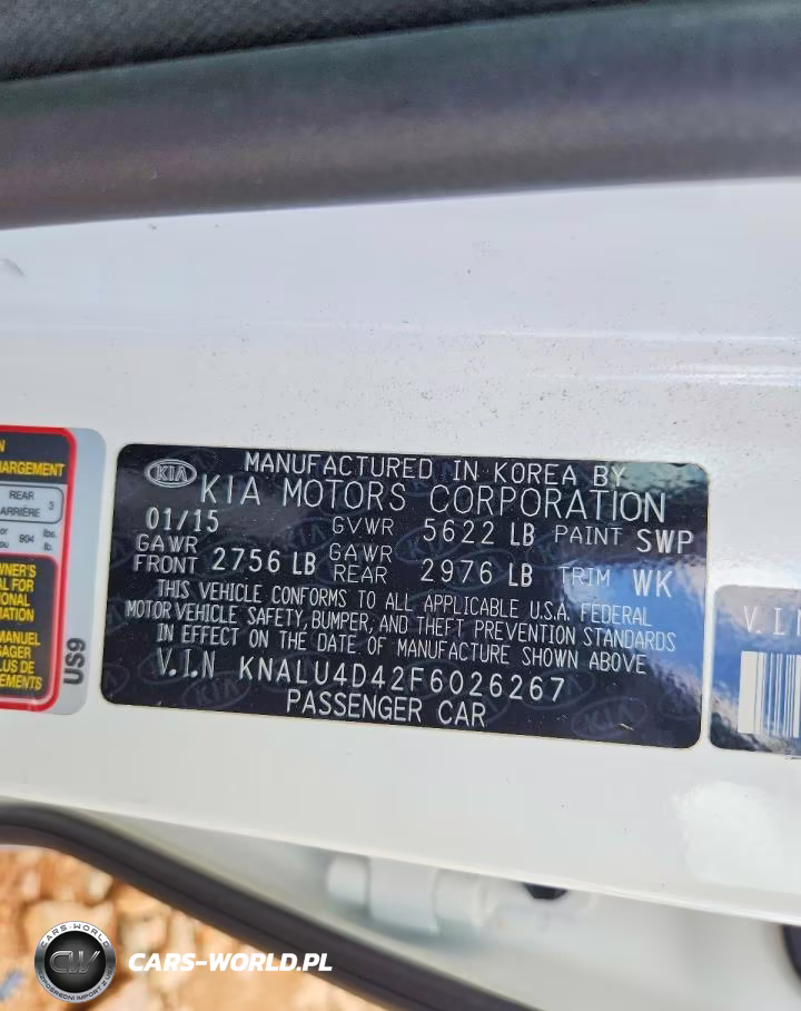 2015 Kia K900 Premium VIN:KNALU4D42F6026267 - 12