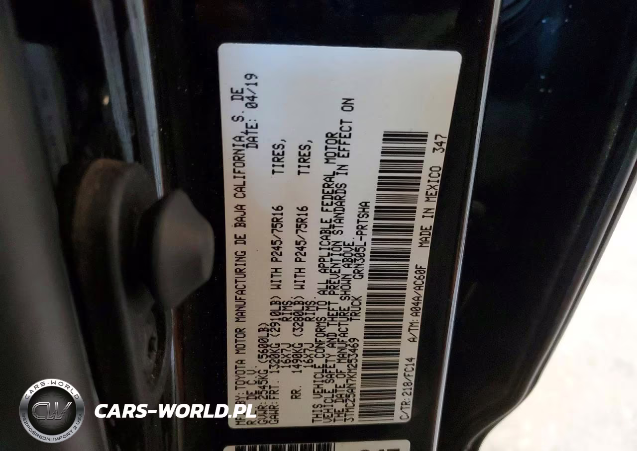 2019 Toyota Tacoma Sr5 V6 VIN:3TMCZ5AN7KM253469 - 13