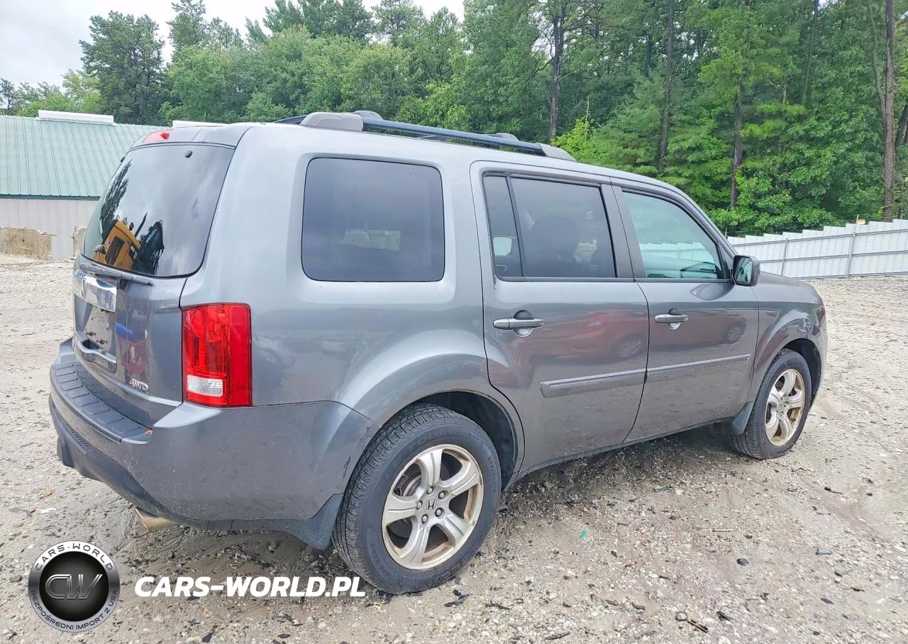 2013 Honda Pilot Exl VIN:5FNYF4H54DB072755 - 3