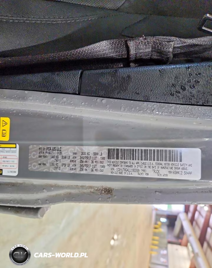 2020 Jeep Gladiator Sport VIN:1C6HJTAG4LL192269 - 12