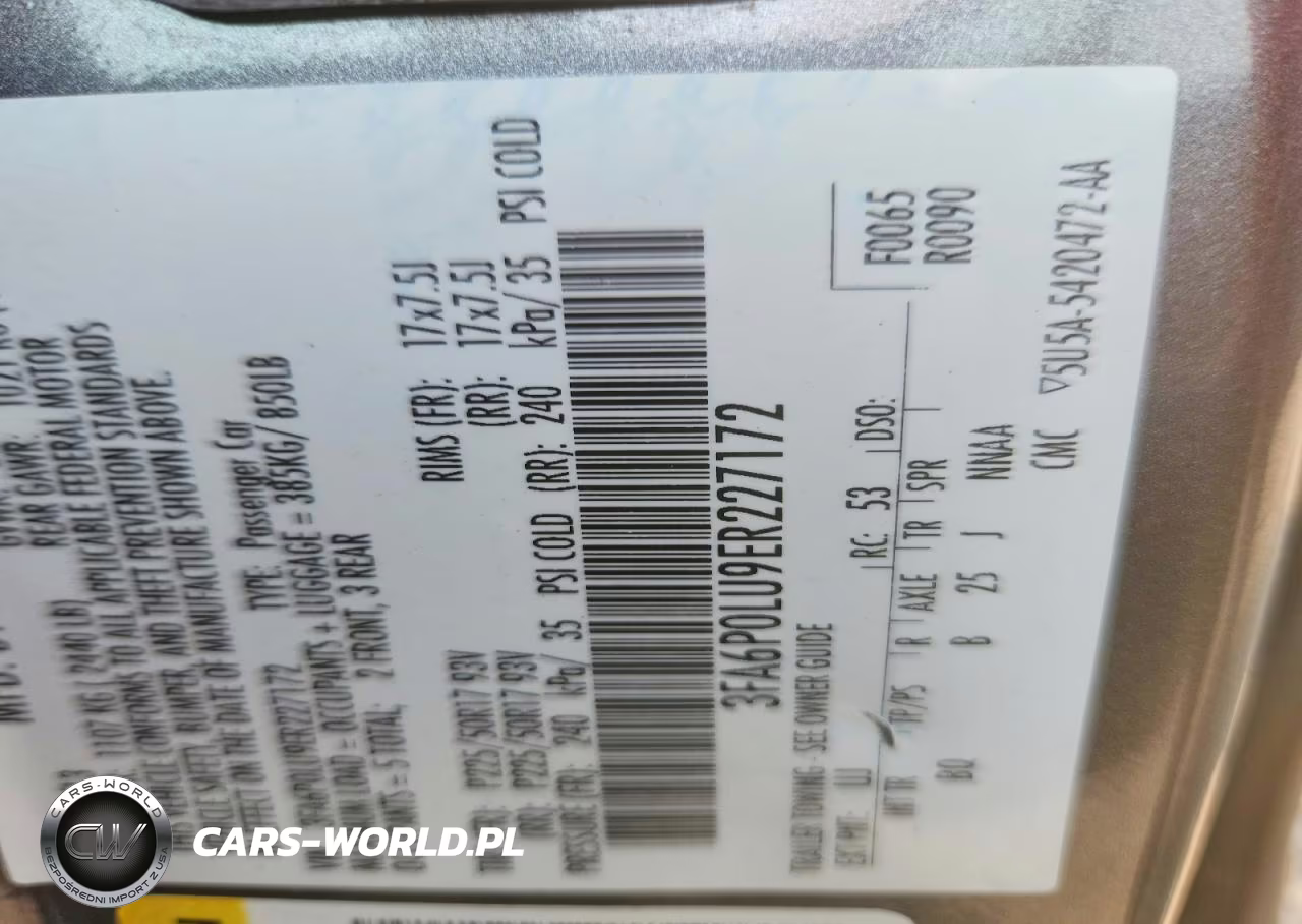 2014 Ford Fusion Se Hybrid VIN:3FA6P0LU9ER227172 - 13