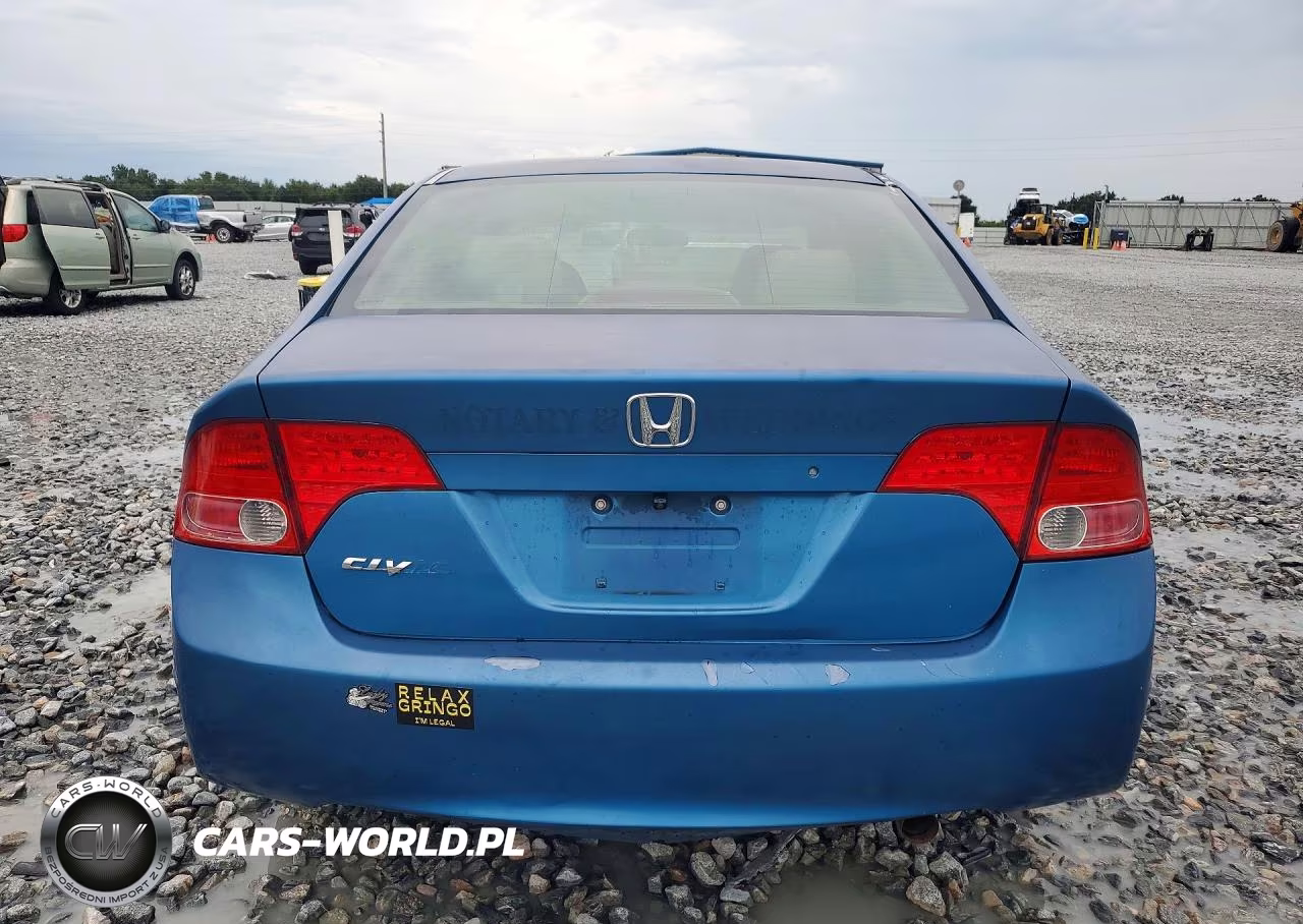 2007 Honda Civic Lx VIN:1HGFA16517L001412 - 6