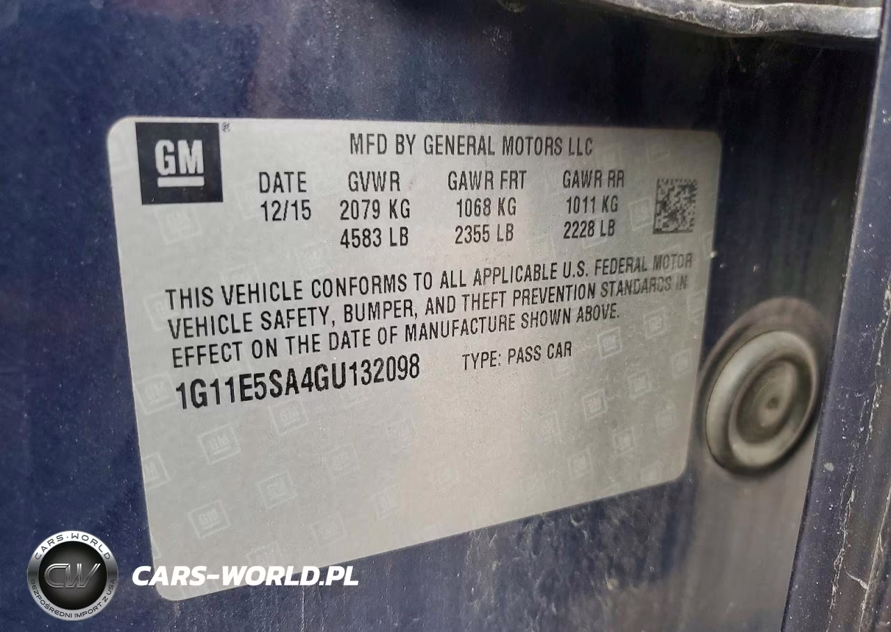 2016 Chevrolet Malibu Limited Ltz VIN:1G11E5SA4GU132098 - 12
