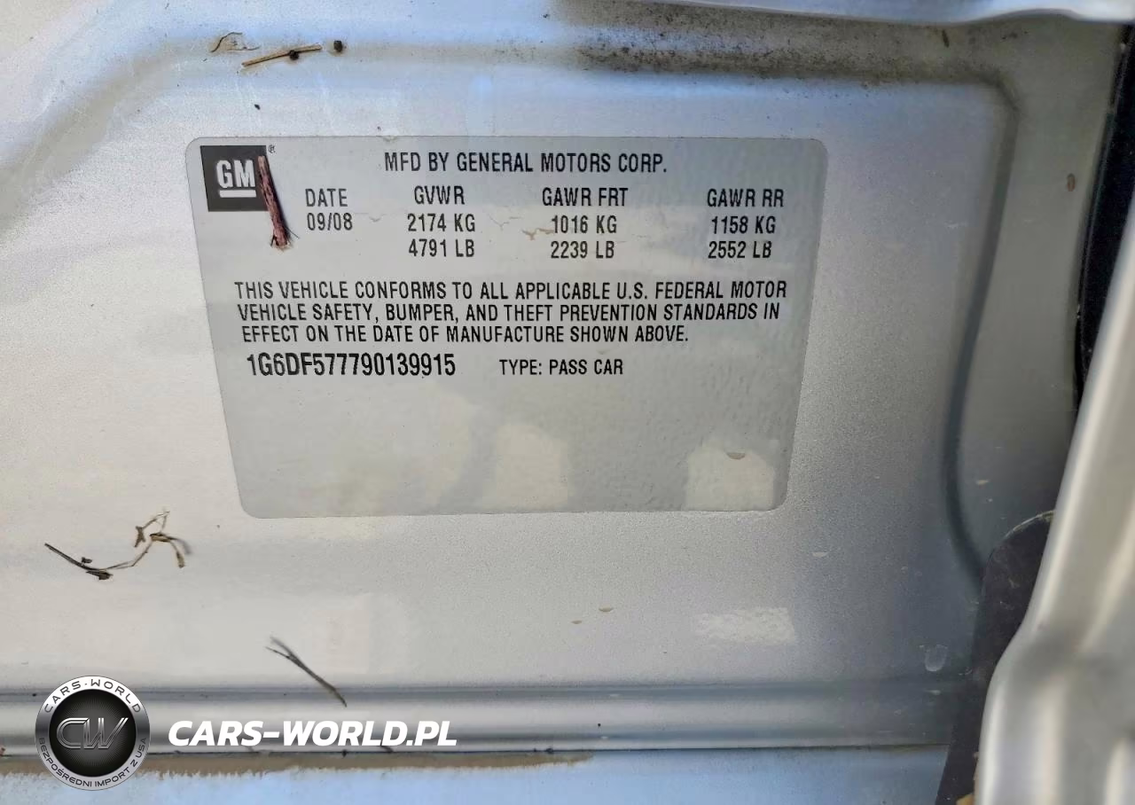 2009 Cadillac Cts VIN:1G6DF577790139915 - 13