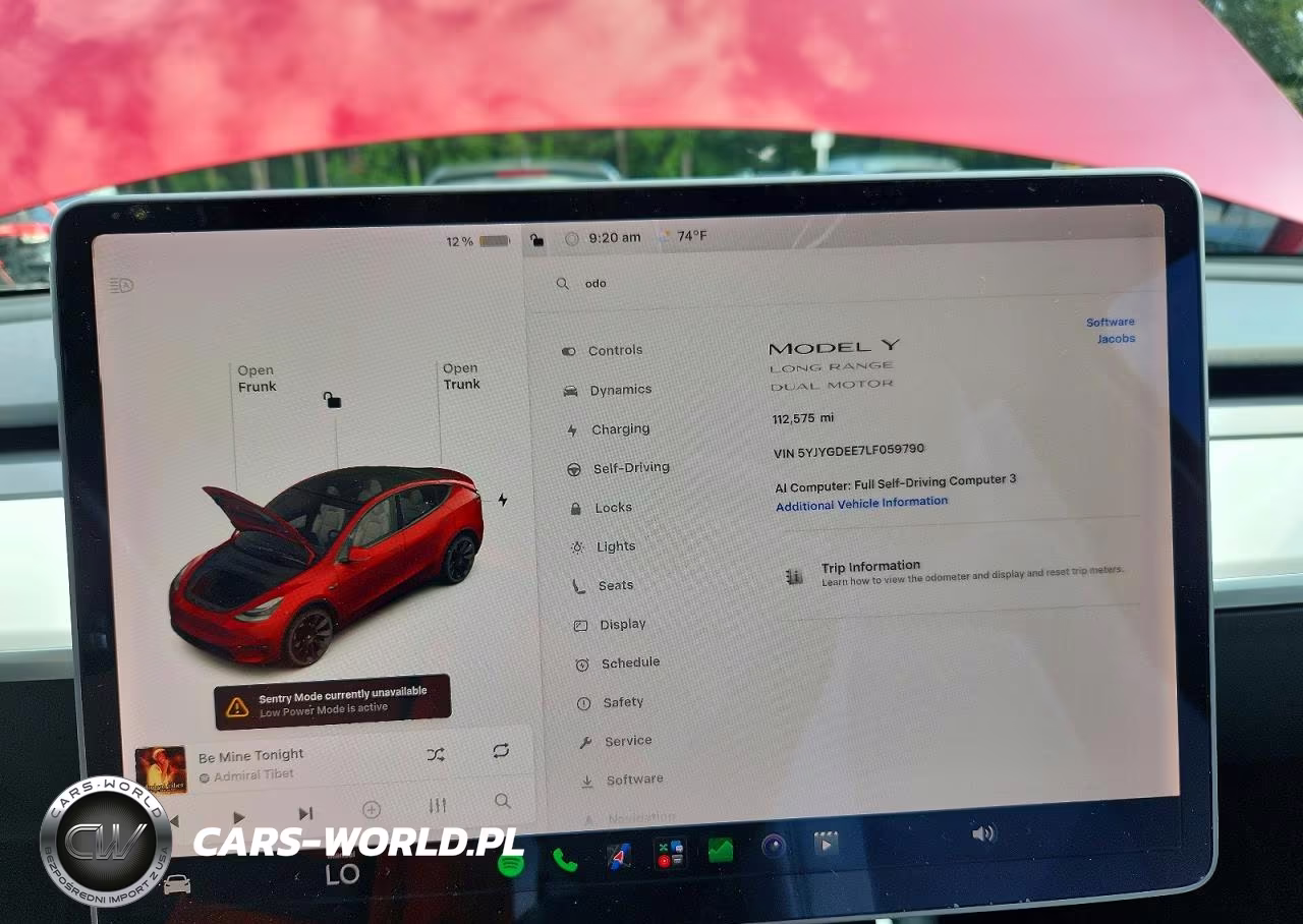 2020 Tesla Model Y VIN:5YJYGDEE7LF059790 - 9