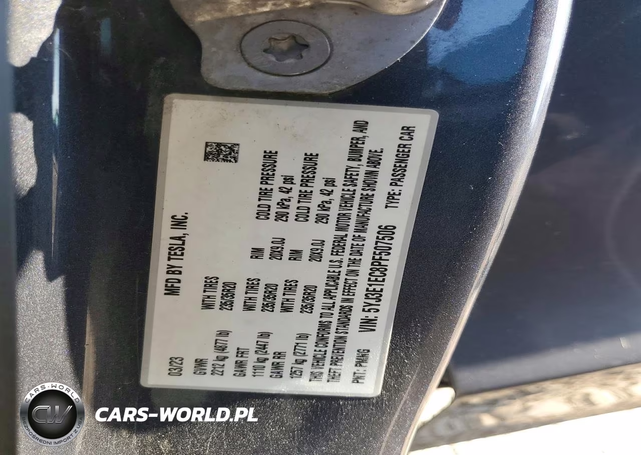 2023 Tesla Model 3 VIN:5YJ3E1EC8PF507506 - 13