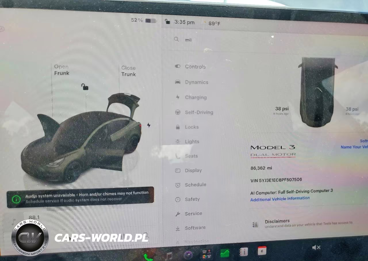 2023 Tesla Model 3 VIN:5YJ3E1EC8PF507506 - 9