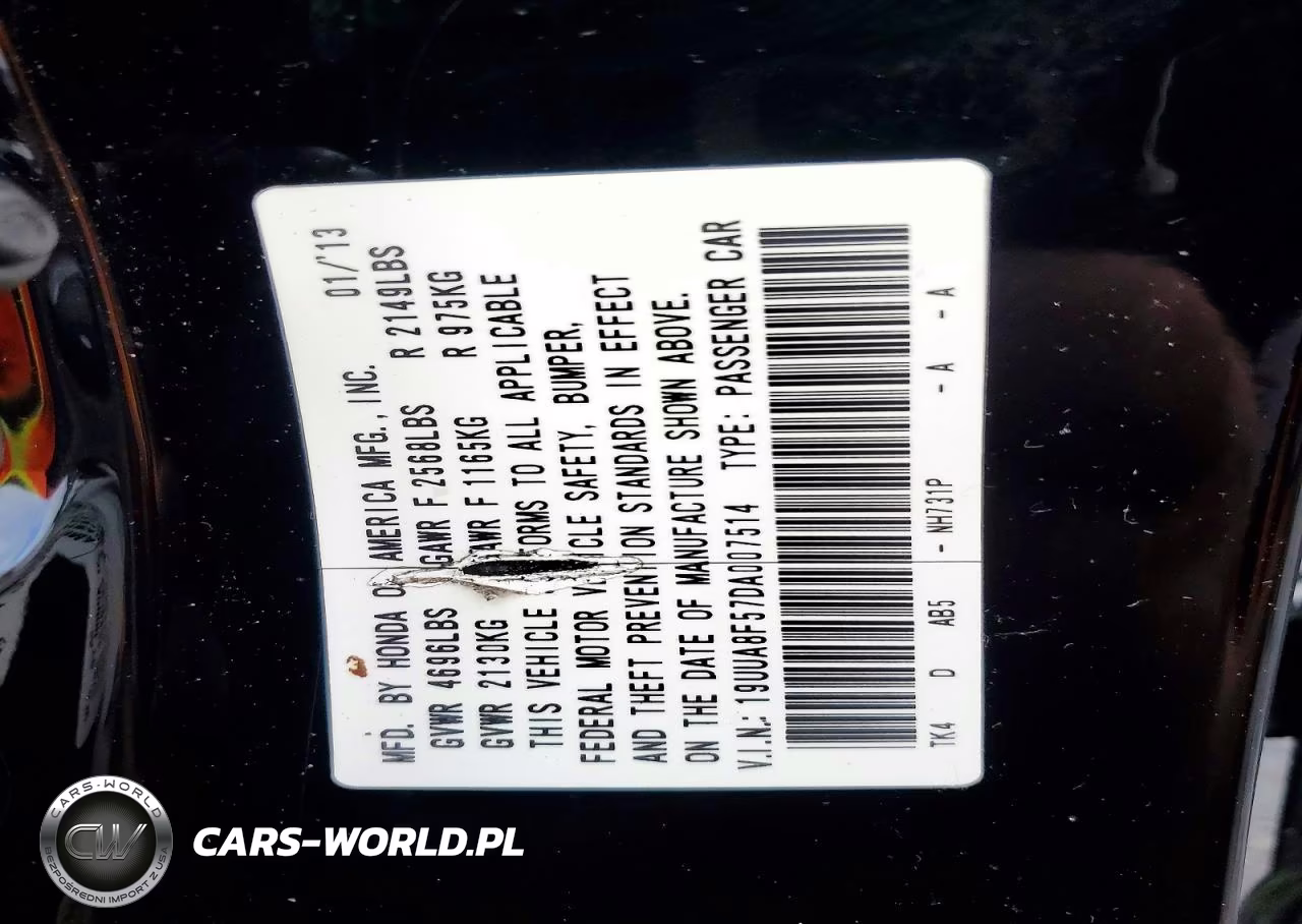 2013 Acura Tl Tech VIN:19UUA8F57DA007514 - 12