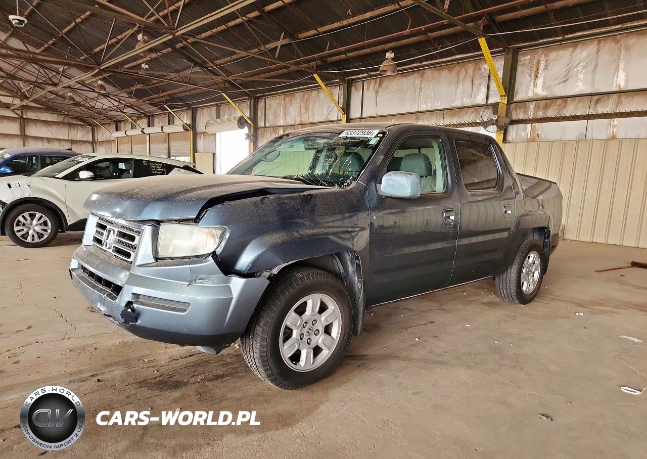 2007 Honda Ridgeline Rtl VIN:2HJYK16567H513163 - 1