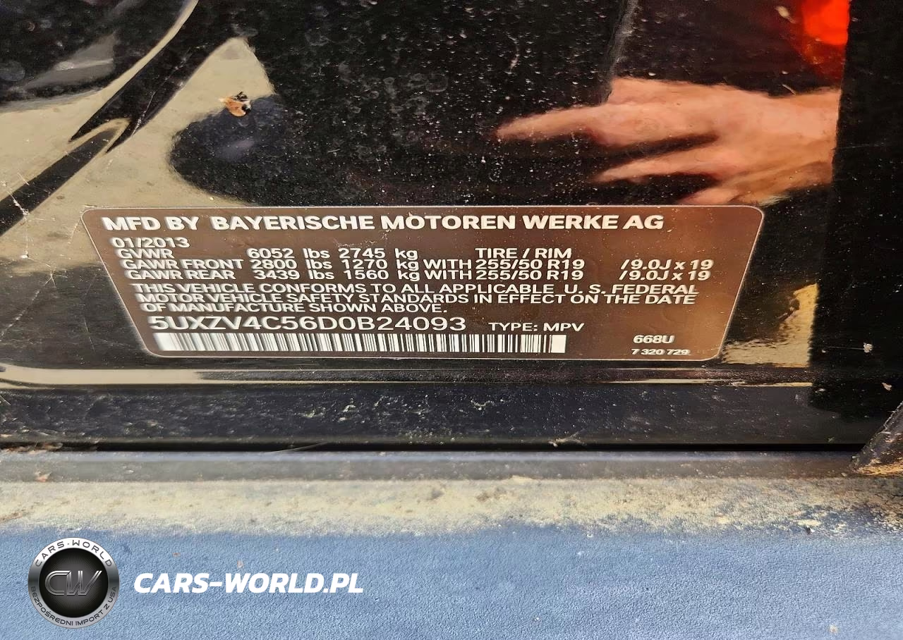 2013 BMW X5 xDrive35I VIN:5UXZV4C56D0B24093 - 13