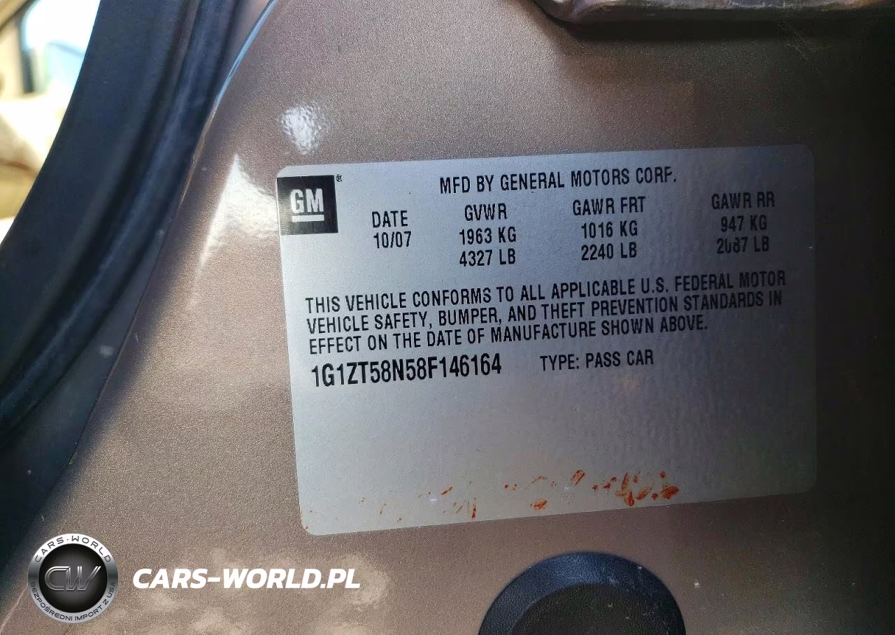 2008 Chevrolet Malibu Lt VIN:1G1ZT58N58F146164 - 12