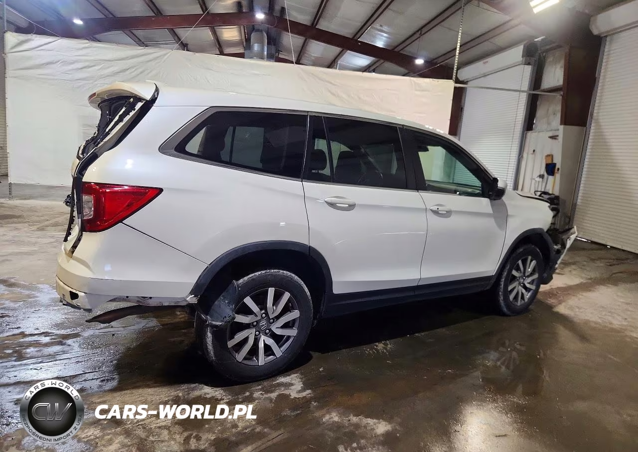 2019 Honda Pilot Ex VIN:5FNYF6H38KB002196 - 3