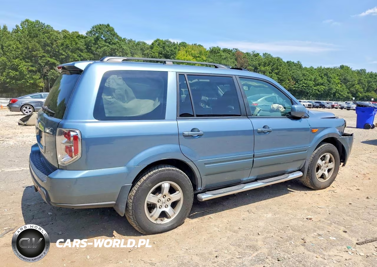 2007 Honda Pilot Exl VIN:5FNYF28617B028617 - 3