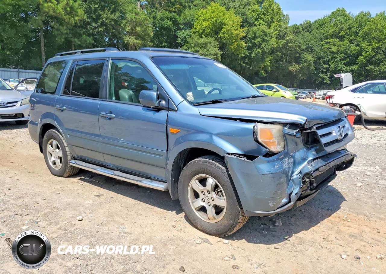2007 Honda Pilot Exl VIN:5FNYF28617B028617 - 4