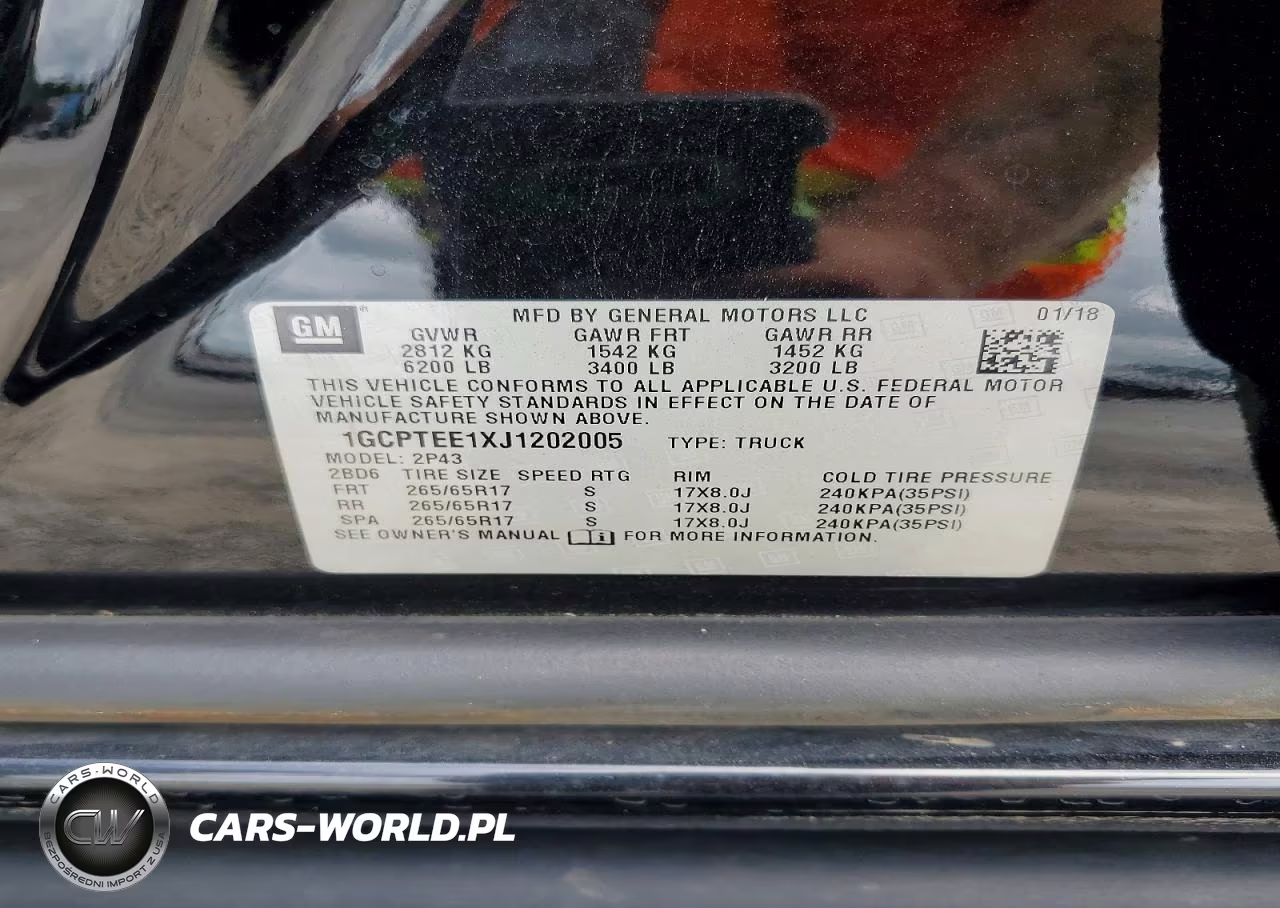 2018 Chevrolet Colorado Zr2 VIN:1GCPTEE1XJ1202005 - 13