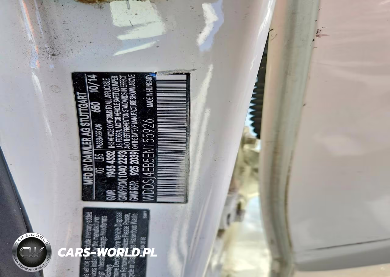 2014 Mercedes-Benz Cla 250 VIN:WDDSJ4EB5EN155926 - 12