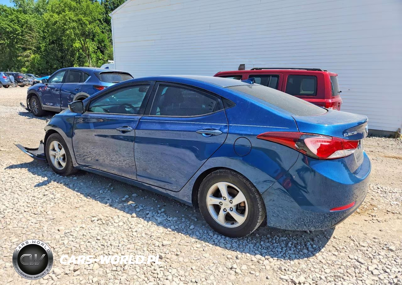 2014 Hyundai Elantra Se VIN:KMHDH4AE5EU114387 - 2