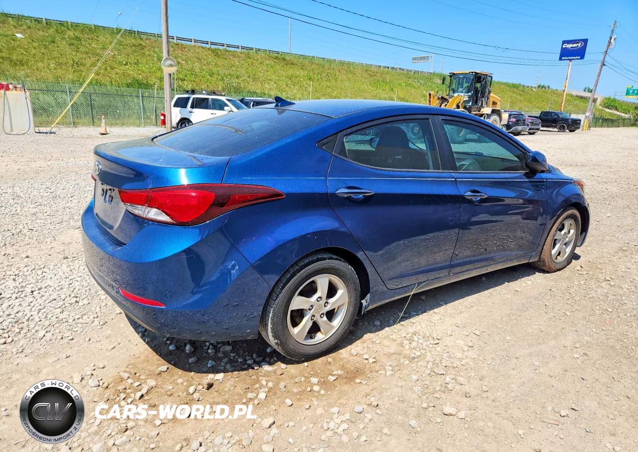 2014 Hyundai Elantra Se VIN:KMHDH4AE5EU114387 - 3