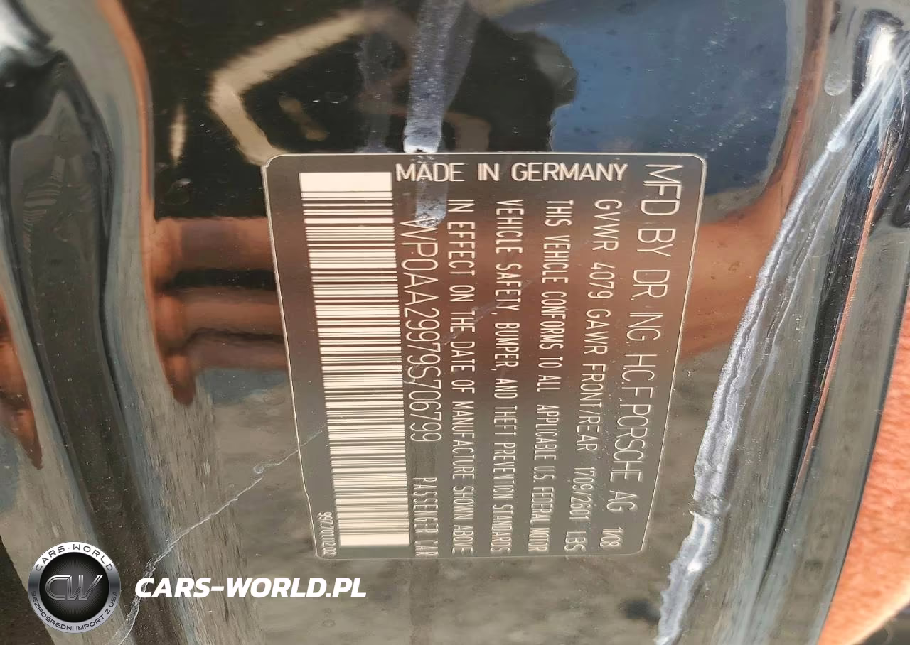 2009 Porsche 911 Carrera VIN:WP0AA29979S706799 - 13