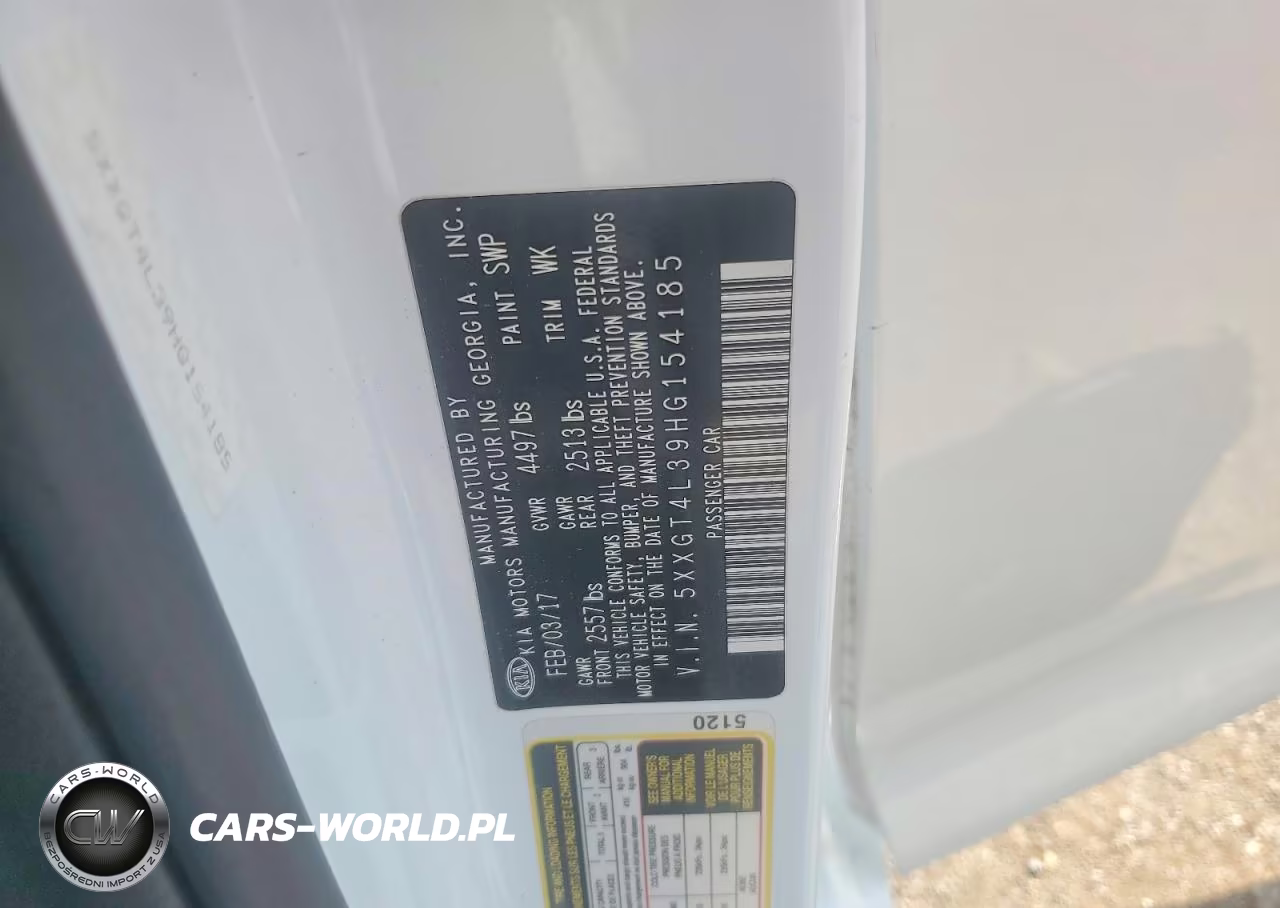 2017 Kia Optima Lx VIN:5XXGT4L39HG154185 - 12