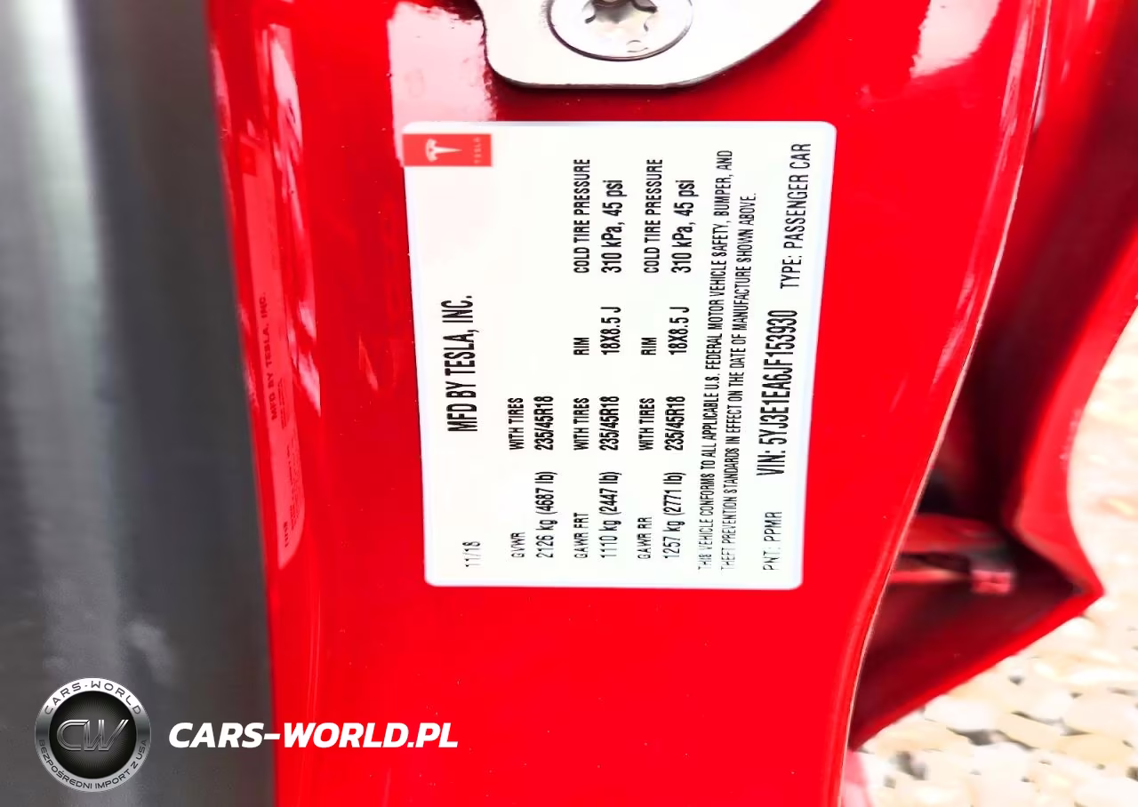 2018 Tesla Model 3 VIN:5YJ3E1EA6JF153930 - 12