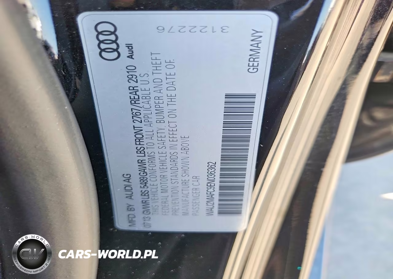 2014 Audi A7 Prestige VIN:WAU2MAFC9EN036362 - 13