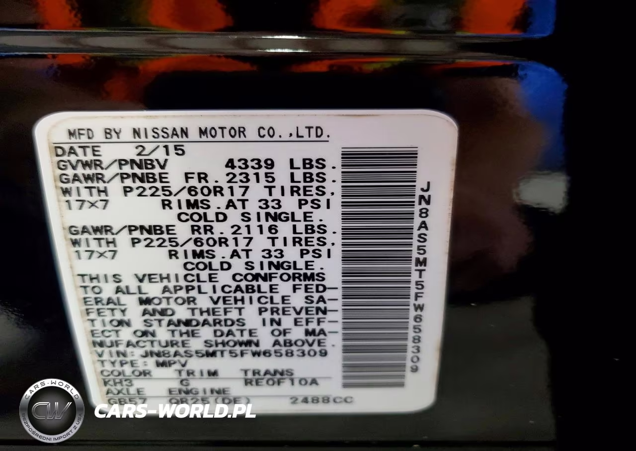 2015 Nissan Rogue Select S VIN:JN8AS5MT5FW658309 - 13