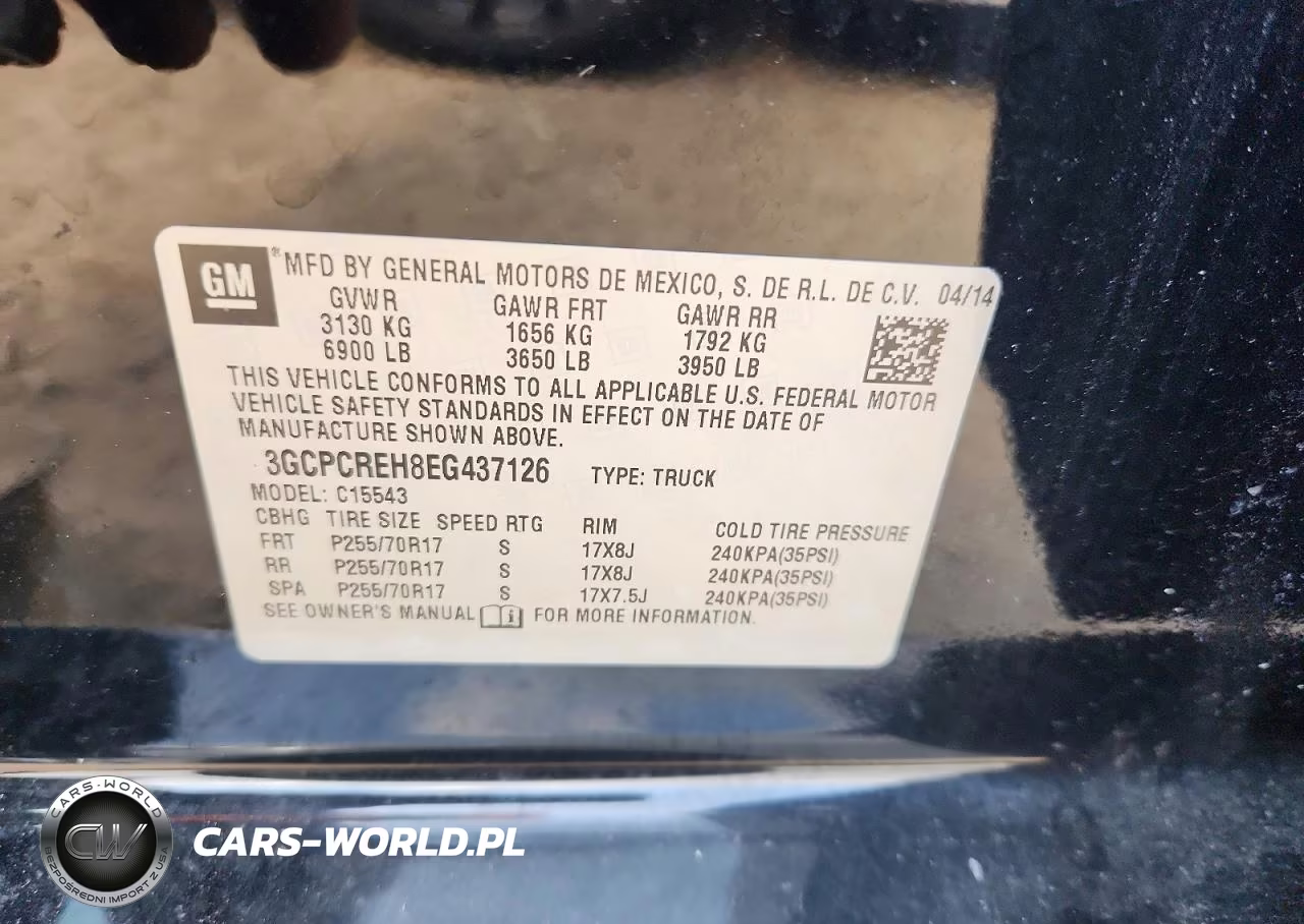 2014 Chevrolet Silverado C1500 Lt VIN:3GCPCREH8EG437126 - 12