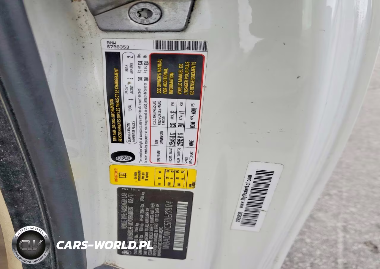 2011 BMW 328 I Sulev VIN:WBADW7C57BE728174 - 12