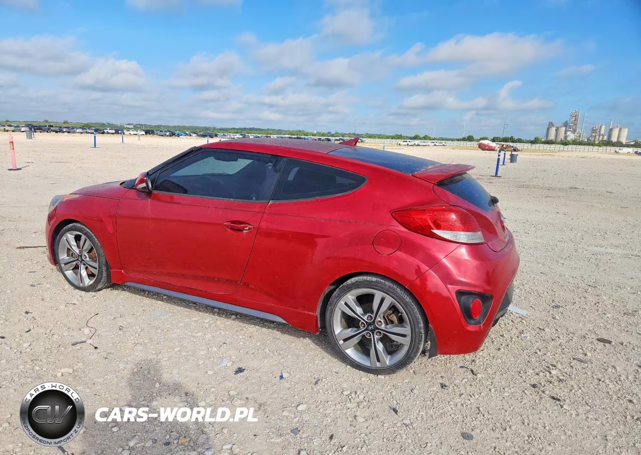 2015 Hyundai Veloster Turbo VIN:KMHTC6AE6FU240698 - 2