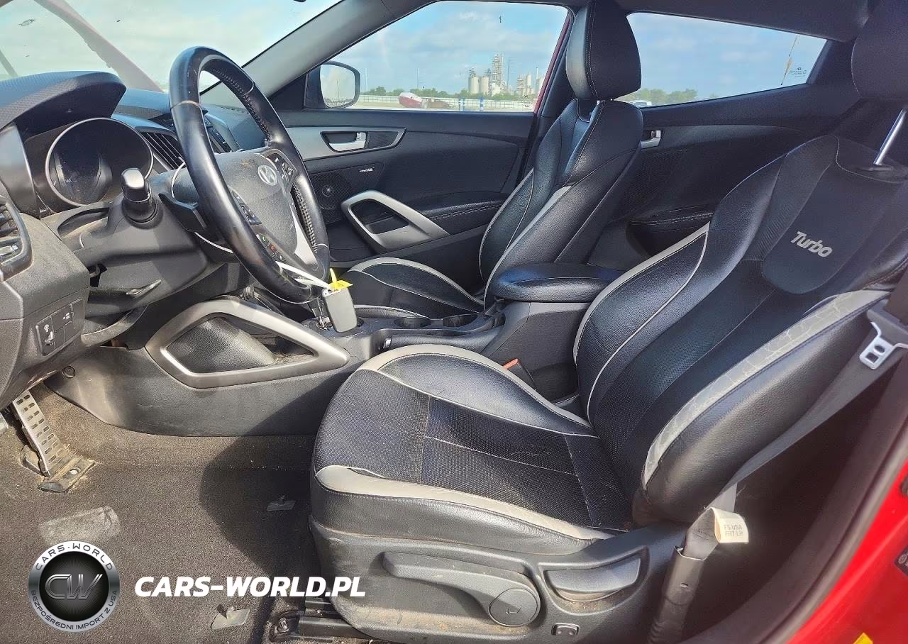 2015 Hyundai Veloster Turbo VIN:KMHTC6AE6FU240698 - 7