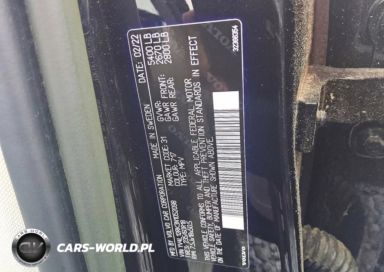 2022 Volvo Xc60 B5 Momentum VIN:YV4L12RK3N1052098 - 13
