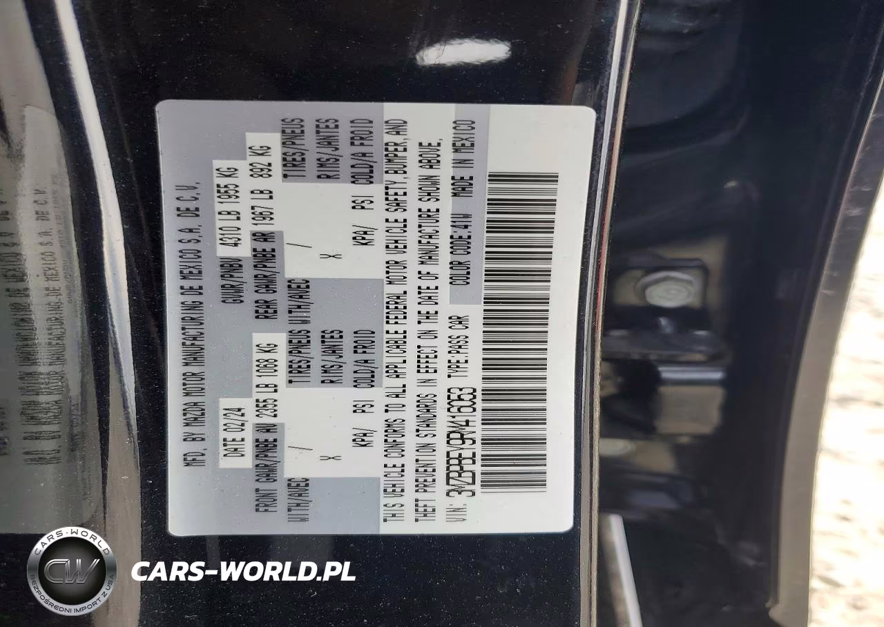 2024 Mazda 3 Premium Plus VIN:3MZBPBEY9RM416053 - 13