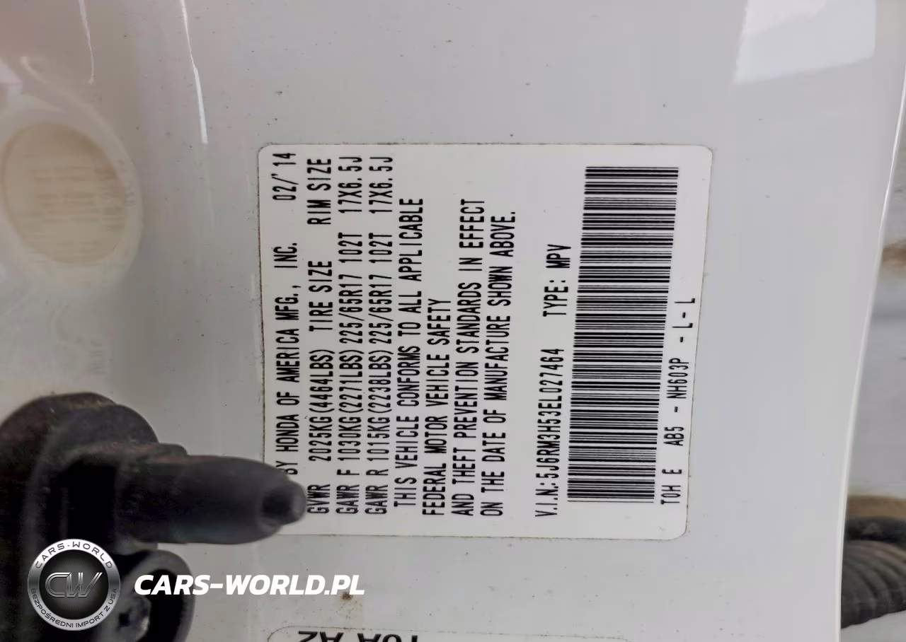 2014 Honda Cr-V Ex VIN:5J6RM3H53EL027464 - 13