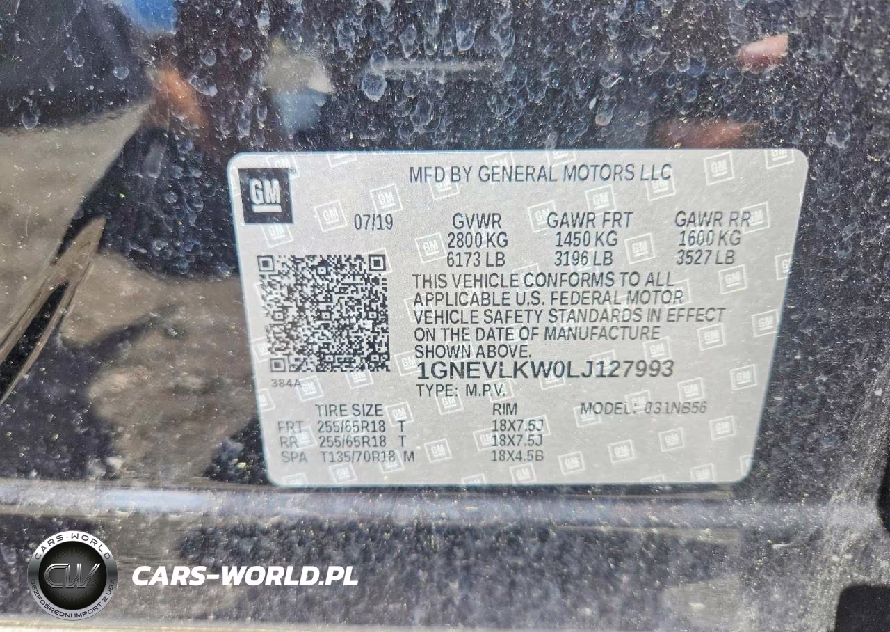 2020 Chevrolet Traverse Ls VIN:1GNEVLKW0LJ127993 - 13
