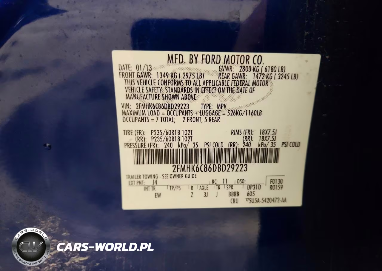2013 Ford Flex Sel VIN:2FMHK6C86DBD29223 - 13