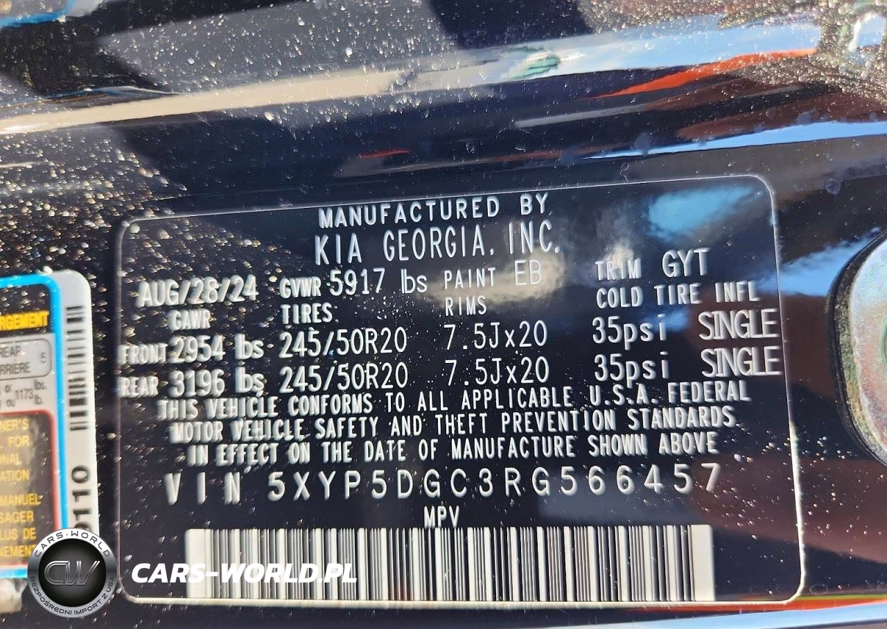 2024 Kia Telluride Sx VIN:5XYP5DGC3RG566457 - 14