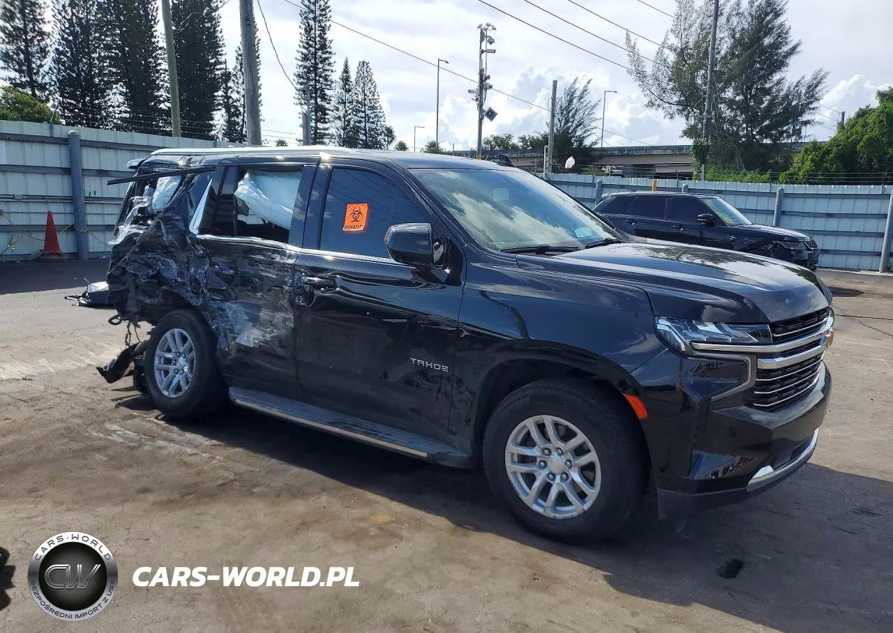 2021 Chevrolet Tahoe C1500 Lt VIN:1GNSCNKD2MR492889 - 4