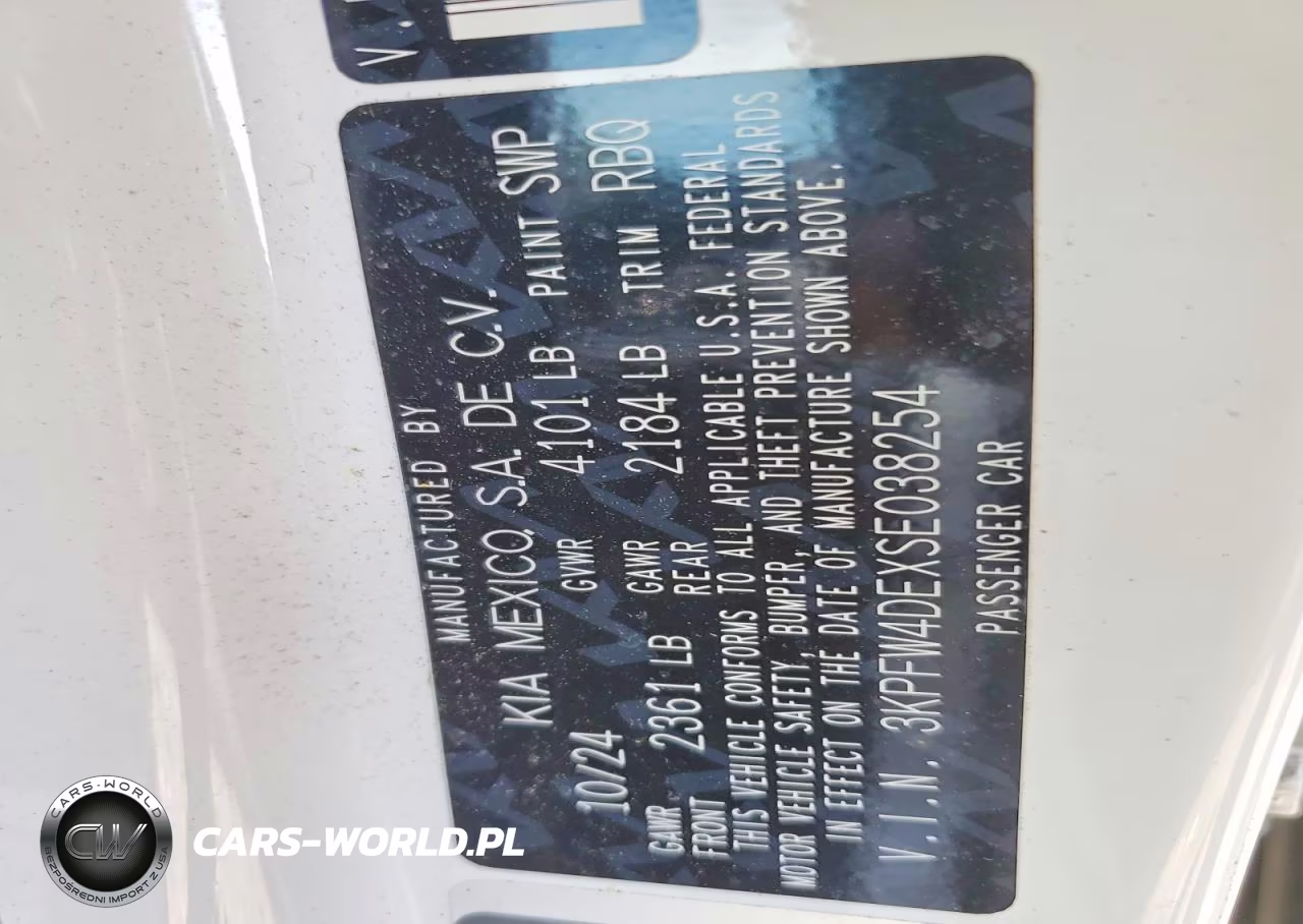 2025 Kia K4 Gt Line VIN:3KPFW4DEXSE038254 - 12