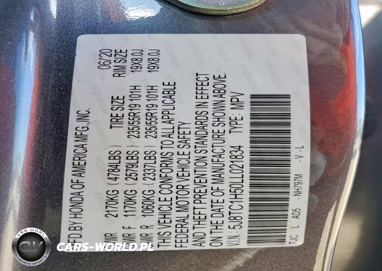 2020 Acura Rdx Technology VIN:5J8TC1H50LL021834 - 13