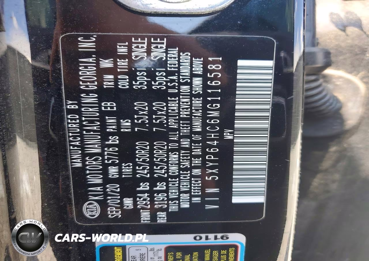 2021 Kia Telluride S VIN:5XYP64HC6MG116581 - 14