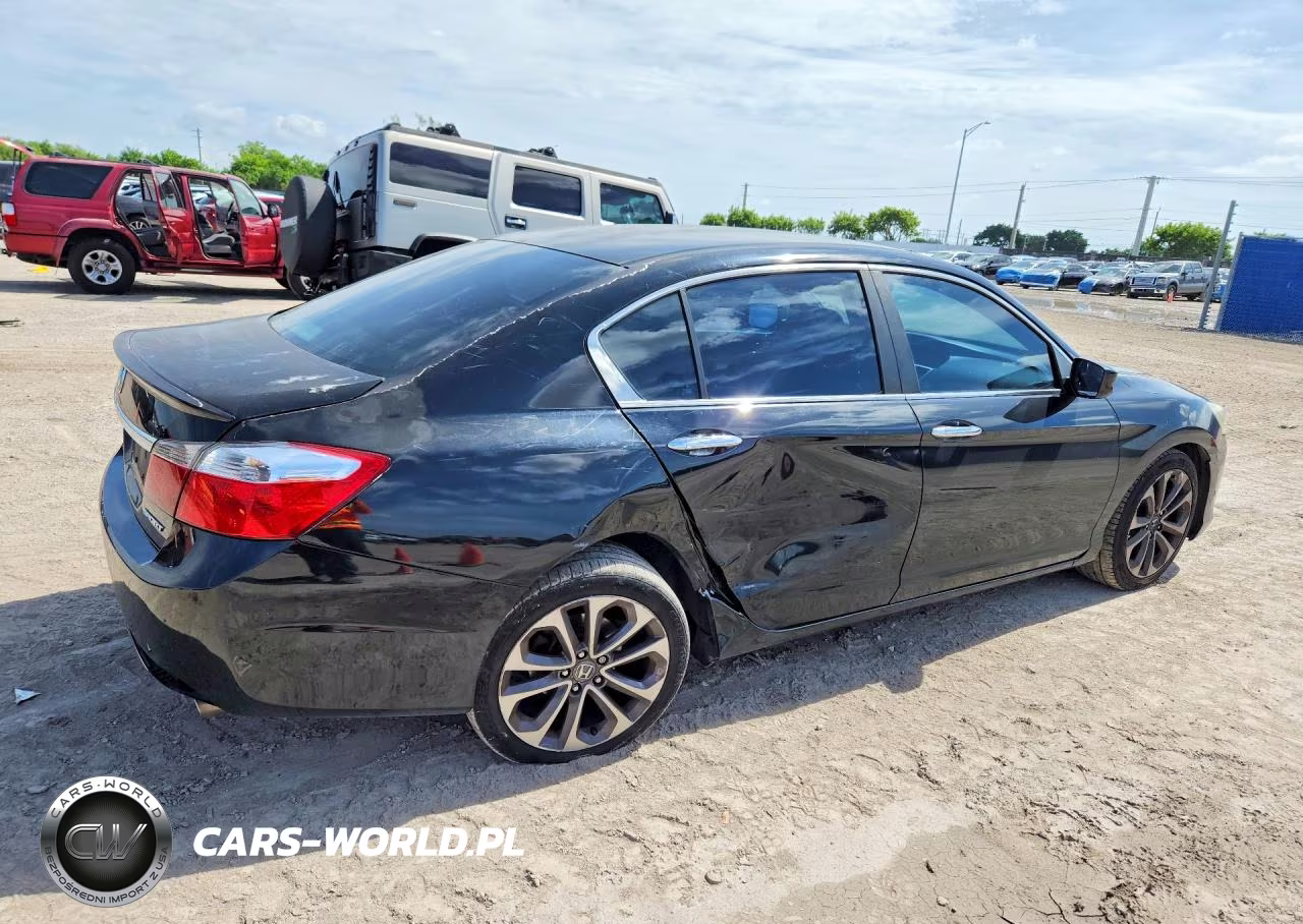 2014 Honda Accord Sport VIN:1HGCR2F50EA070392 - 3