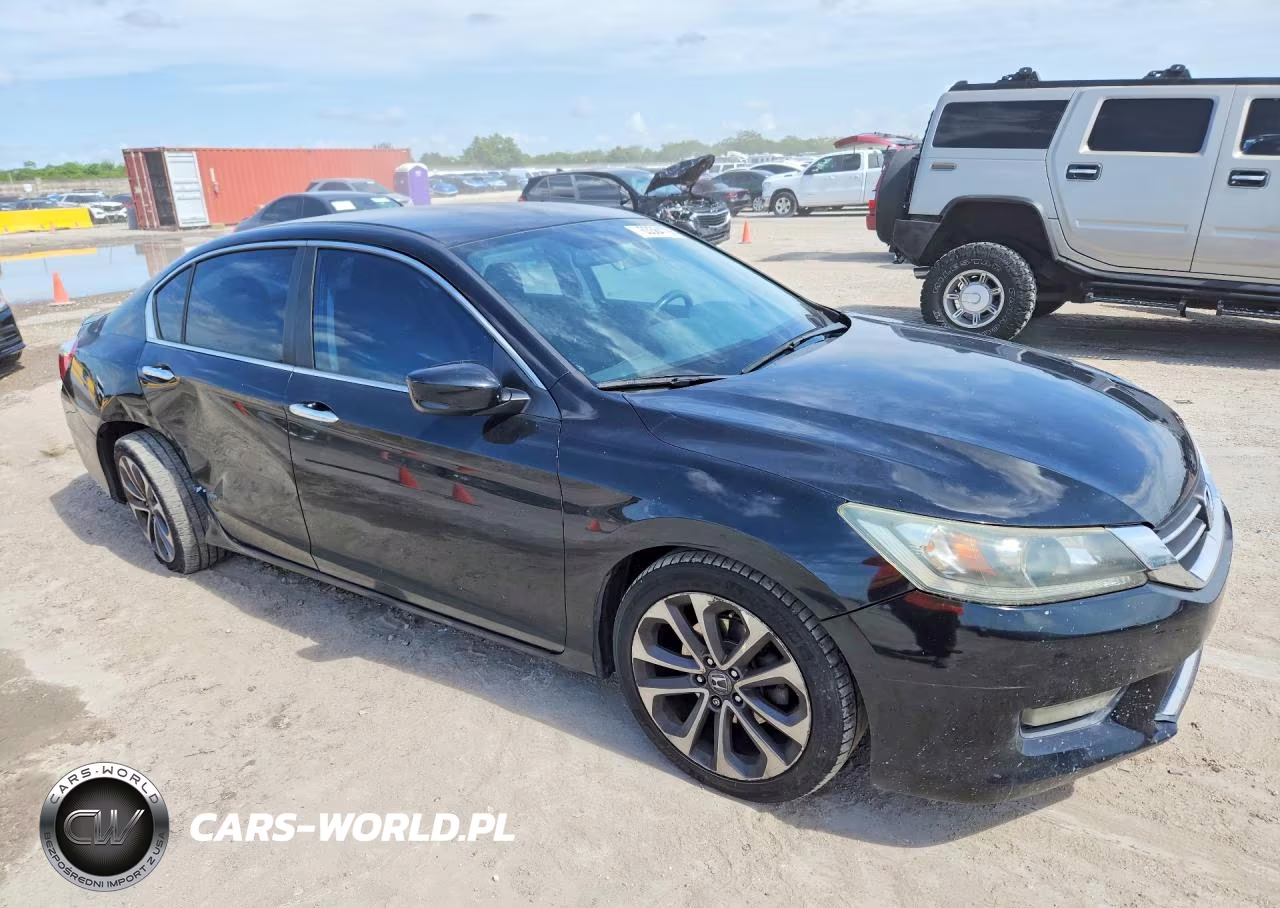 2014 Honda Accord Sport VIN:1HGCR2F50EA070392 - 4