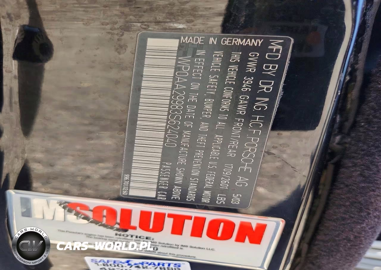 2003 Porsche 911 Carrera 2 VIN:WP0AA29983S624040 - 12