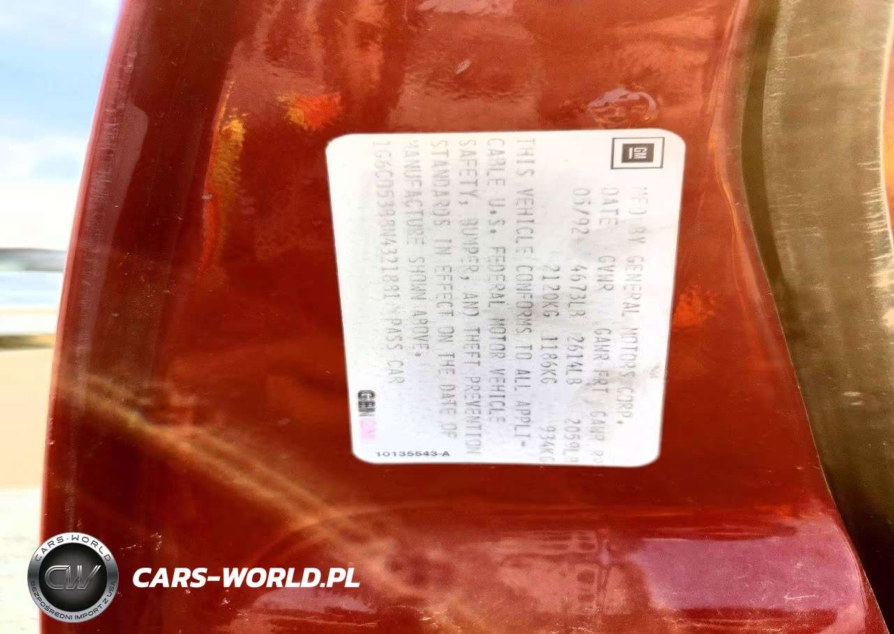 1992 Cadillac Deville VIN:1G6CD53B8N4321881 - 12