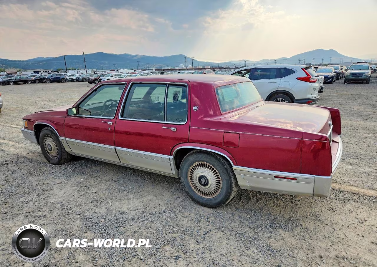 1992 Cadillac Deville VIN:1G6CD53B8N4321881 - 2