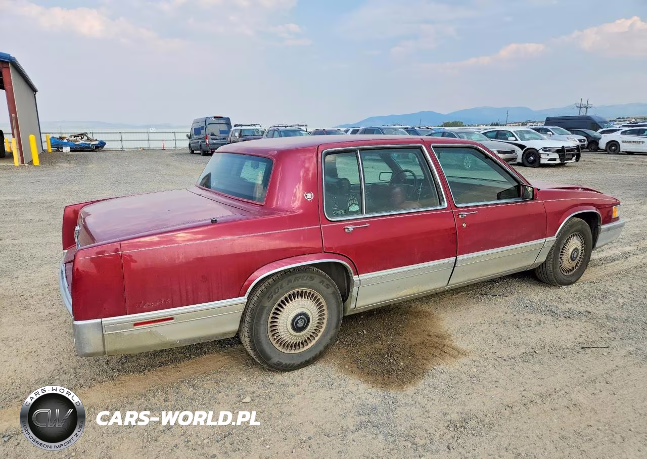 1992 Cadillac Deville VIN:1G6CD53B8N4321881 - 3