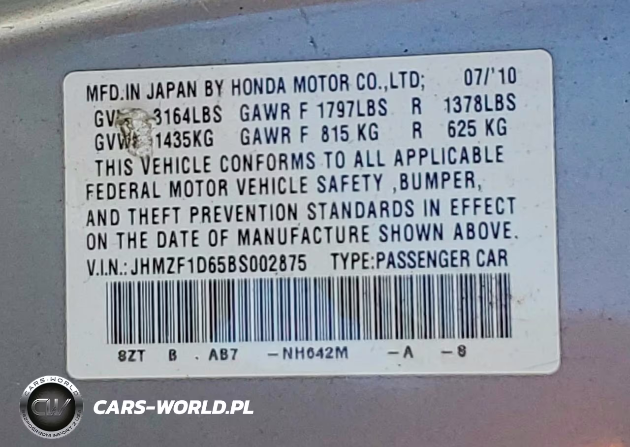 2011 Honda Cr-Z Ex VIN:JHMZF1D65BS002875 - 13